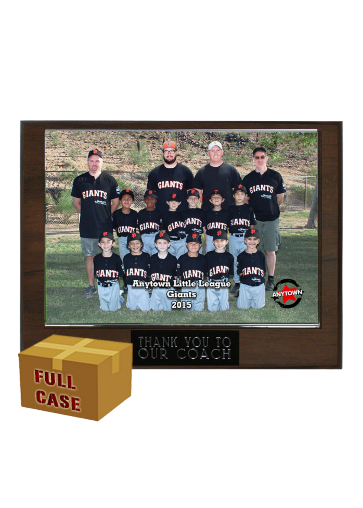 Standard 7"x9" Appreciation Plaques with a 7"x5" Plastic Photo Pocket - Case of 20 ($8.00 Each)