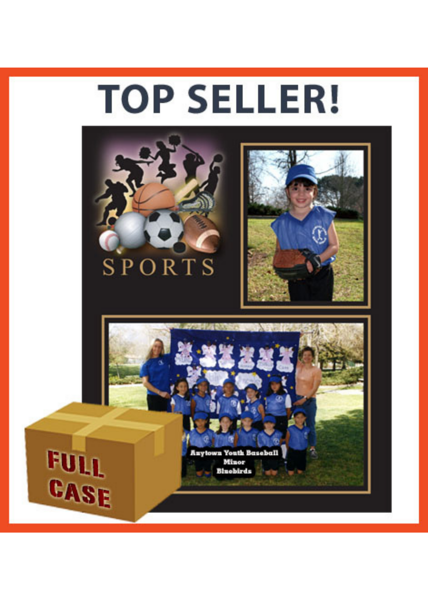 C100 2-Ply All Sports Cardboard Memory-Mate Case of 350