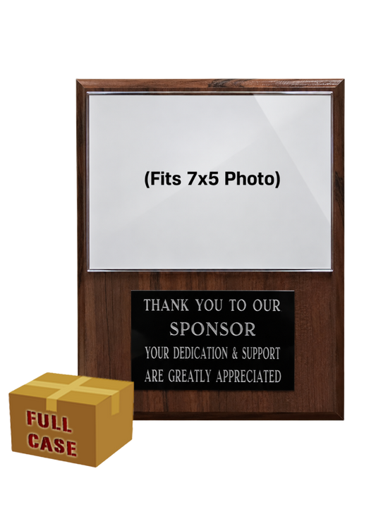 Deluxe 8x10 Appreciation Plaque with Slip in Photo Pocket - Case of 20