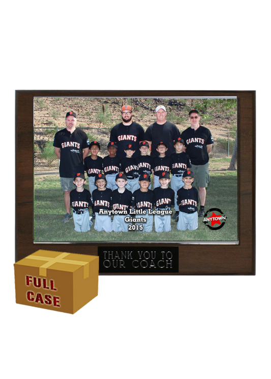 Standard 7"x9" Appreciation Plaques with a 7"x5" Plastic Photo Pocket - Case of 20 ($8.00 Each)