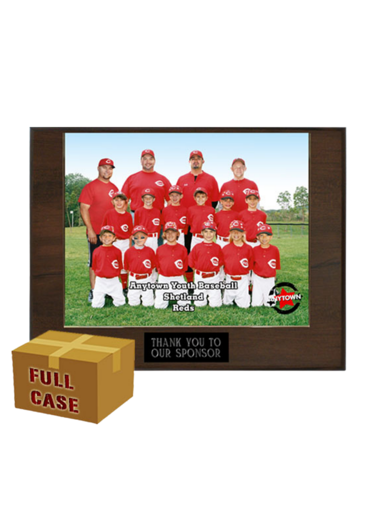 Standard 7"x9" Appreciation Plaques with 7"x5" Acrylic Pocket - Case of 20 ($10.00 Each)